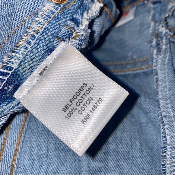 Re/Done Denim Skirt NWOT Size 26 - Picture 15 of 16